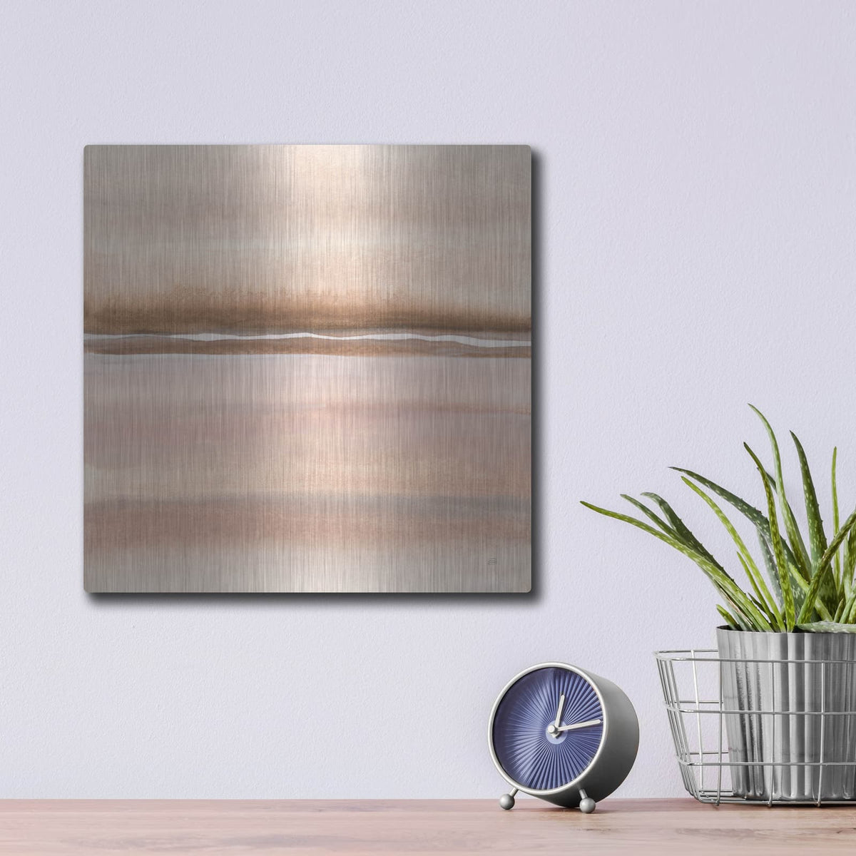 'Cave Neutrals 1' by Chris Paschke – Metal Wall Art, 12x12 room view