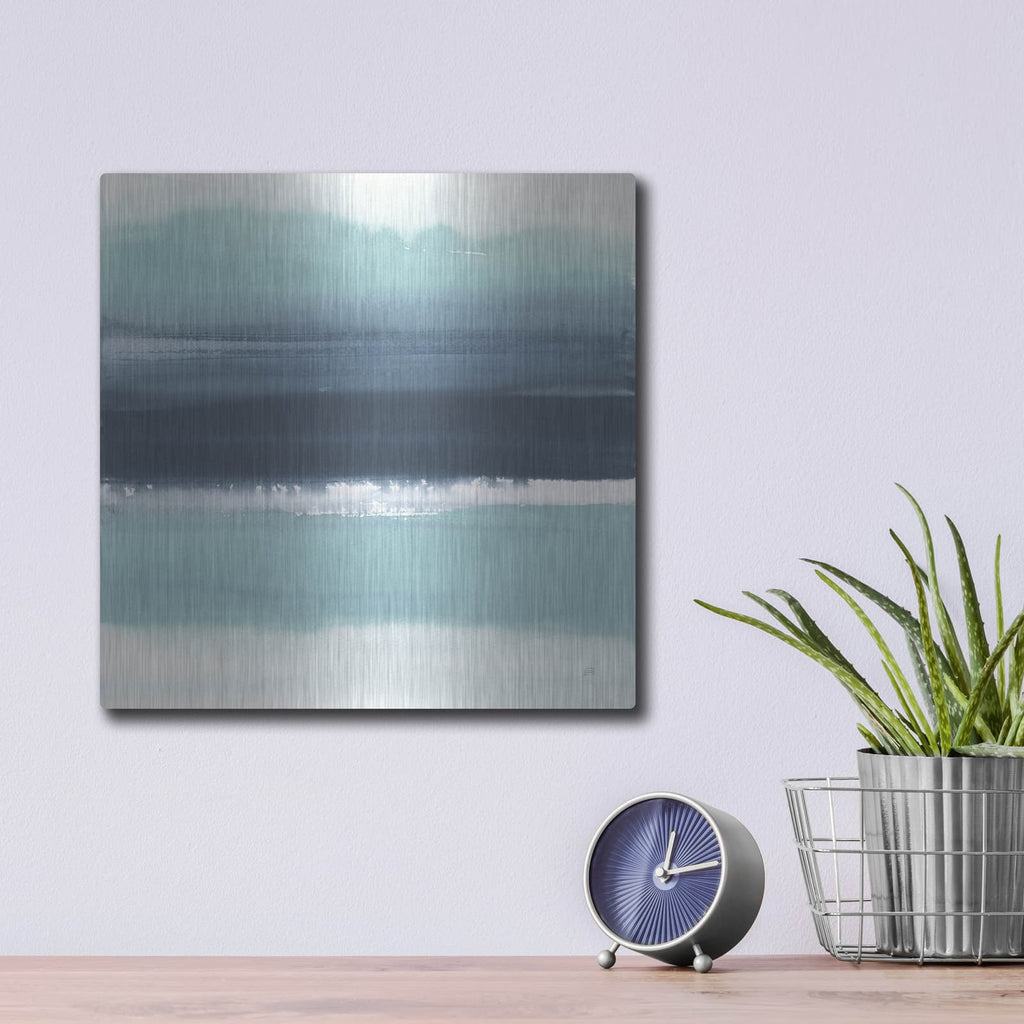 'Altered Seascape 2' by Chris Paschke – Metal Wall Art, 12x12 room view