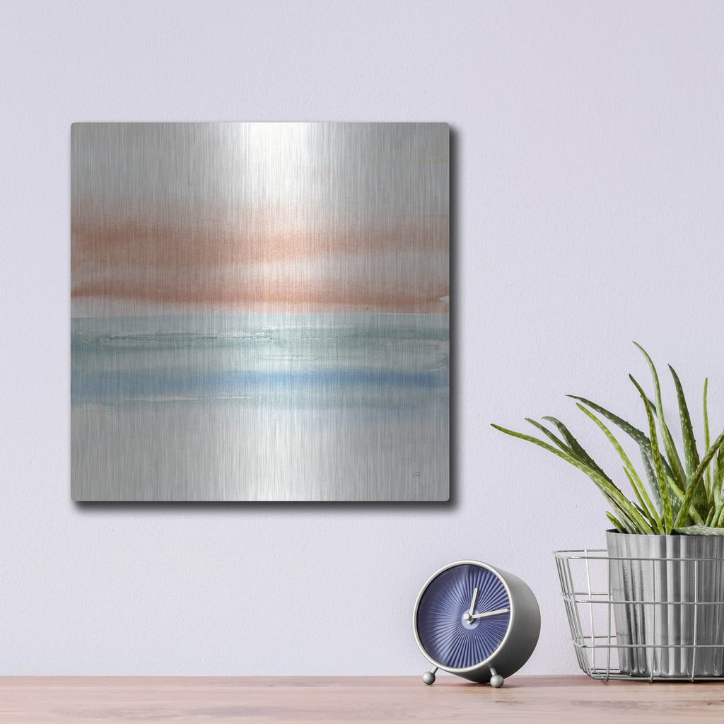 'Terracotta Fog 2' by Chris Paschke – Metal Wall Art, 12x12 room view