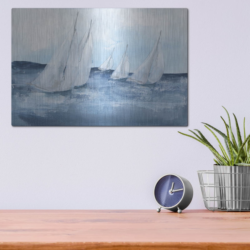 'Group Sail 3' by Chris Paschke – Metal Wall Art, 16x12 room view