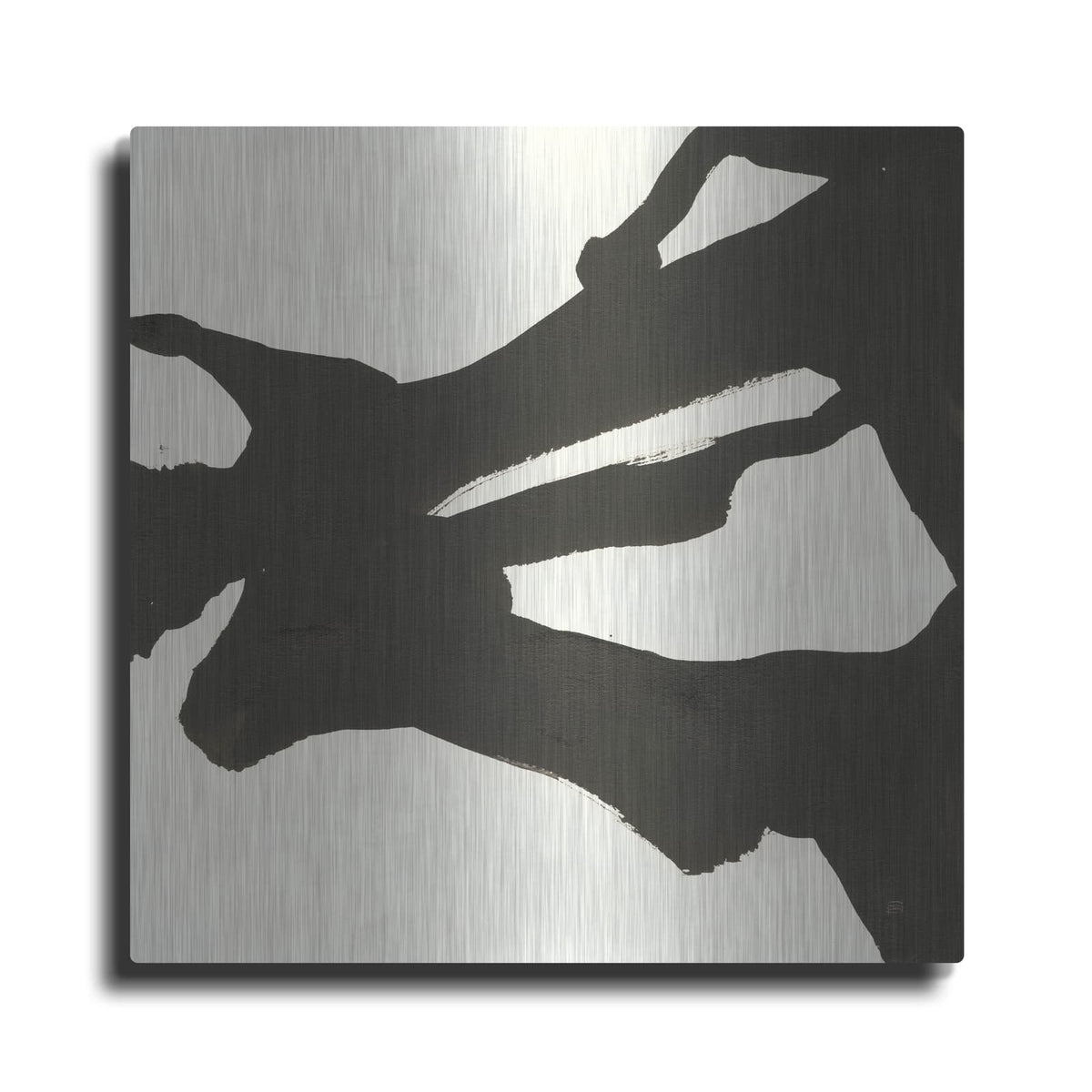 'Black Gesture 2' by Chris Paschke – Metal Wall Art