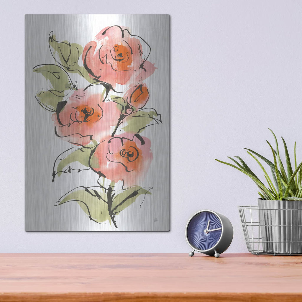 'Smooth Rose 1' by Chris Paschke – Metal Wall Art, 12x16 room view