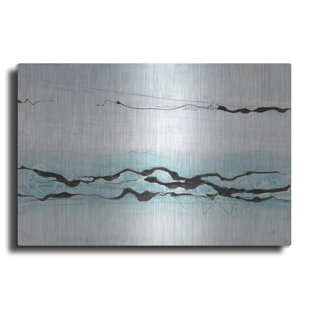 'Textured Aquatic' by Chris Paschke – Metal Wall Art