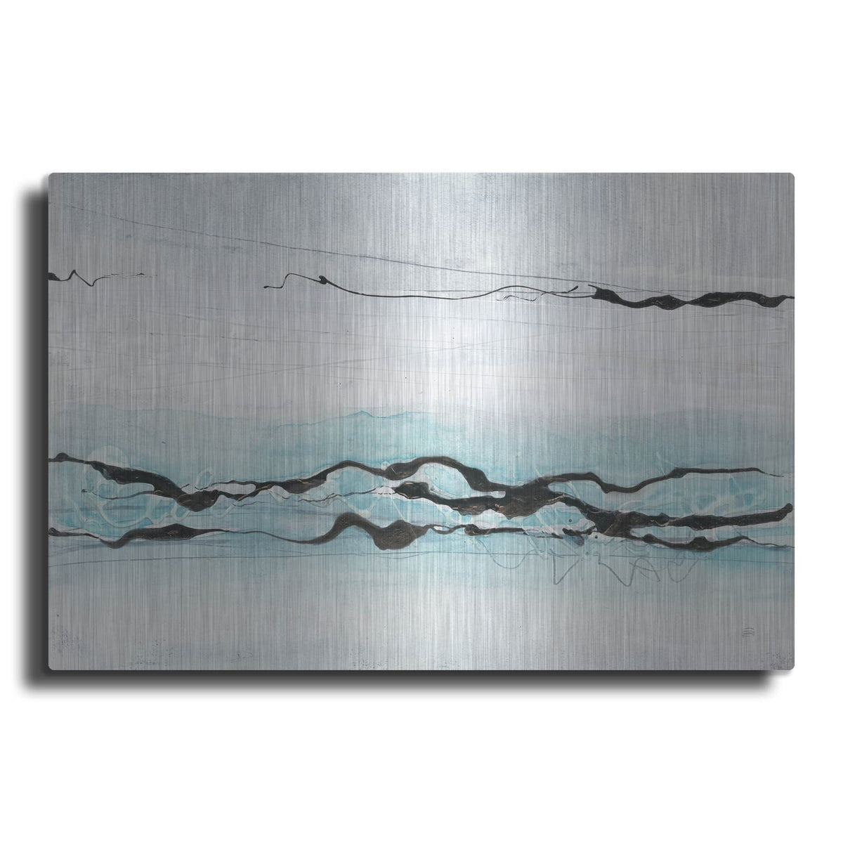 'Textured Aquatic' by Chris Paschke – Metal Wall Art