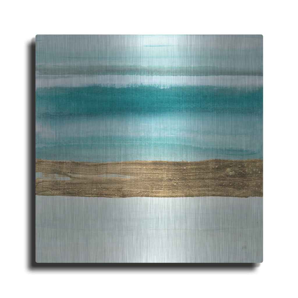'Gold Emerald 4' by Chris Paschke – Metal Wall Art