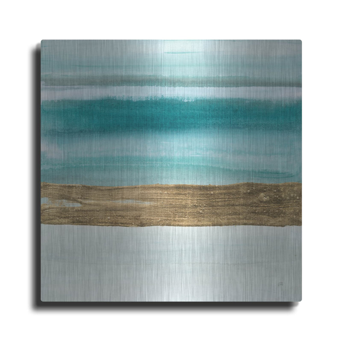 'Gold Emerald 4' by Chris Paschke – Metal Wall Art