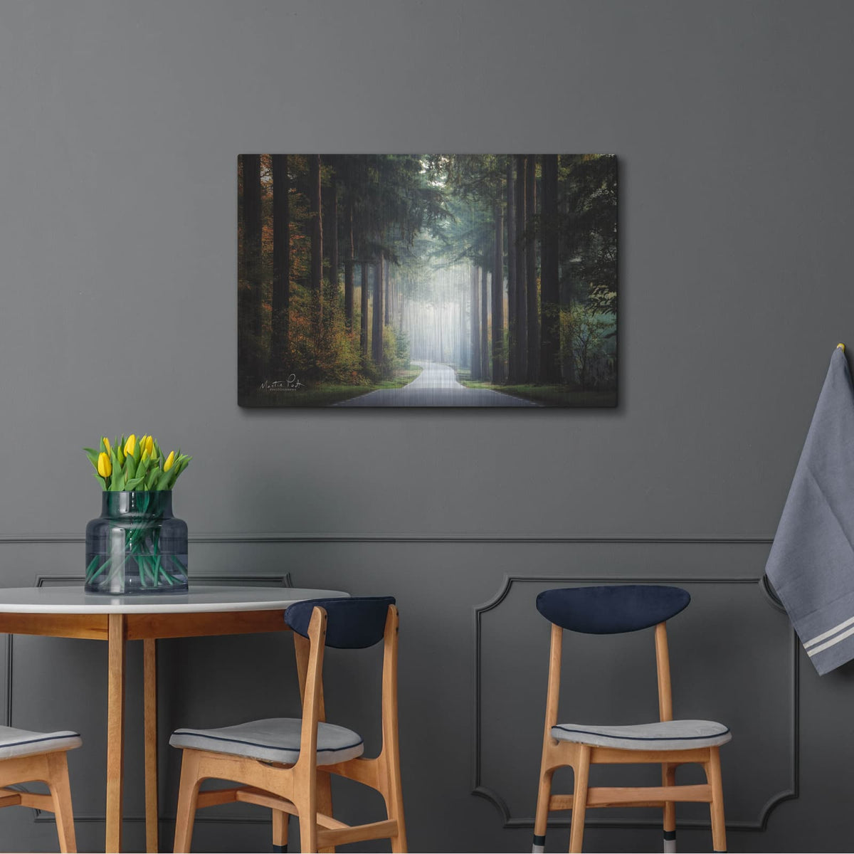 'Mysterious Roads' by Martin Podt – Metal Wall Art, 36x24 room view