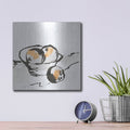 'Orange Tint' by Chris Paschke – Metal Wall Art, 12x12 room view