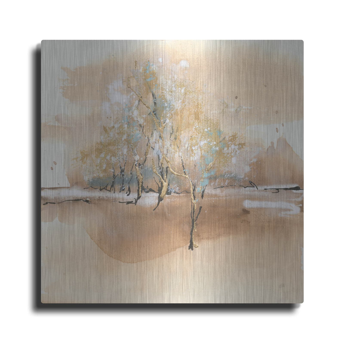 'Dusting Of Gold 3' by Chris Paschke – Metal Wall Art