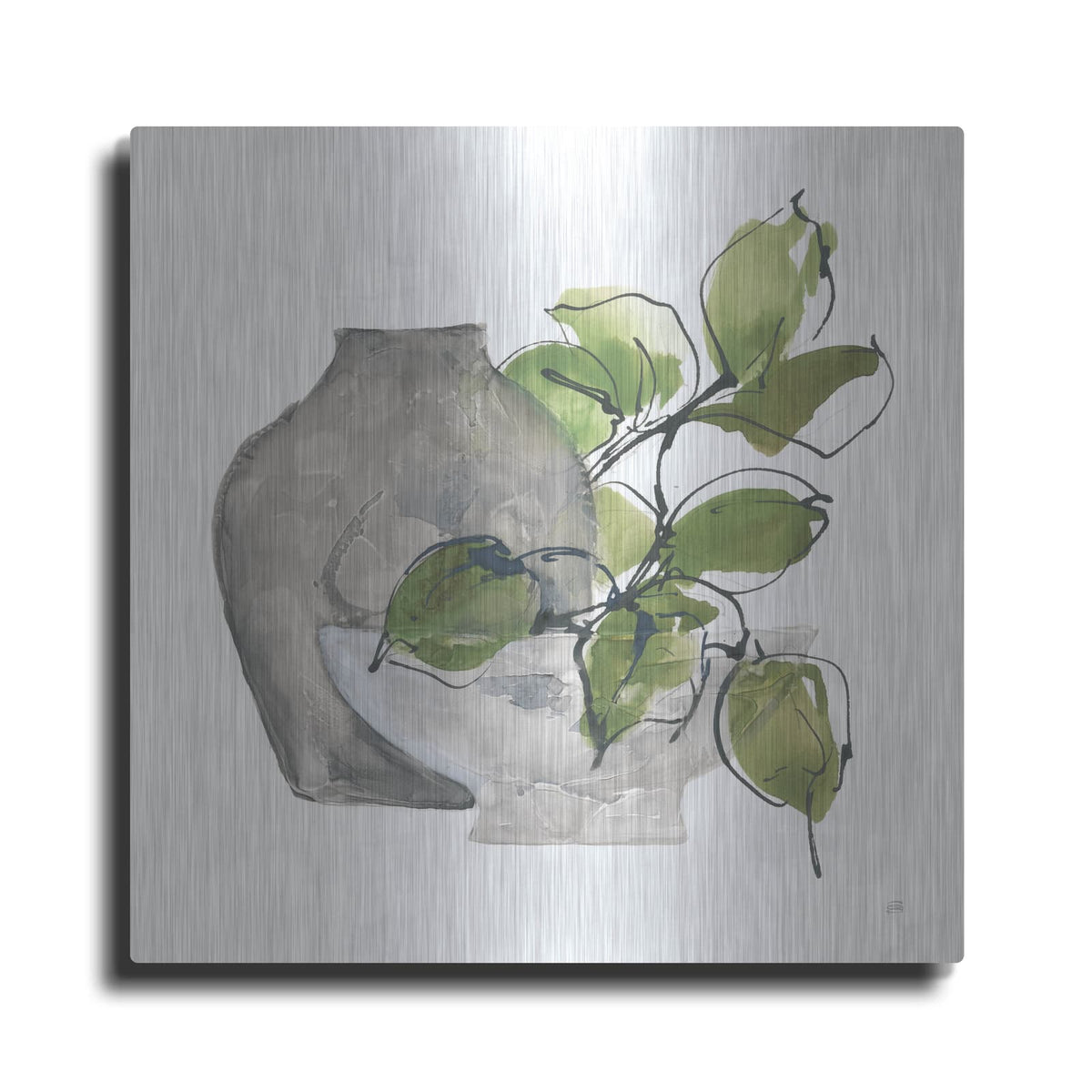 'Two Vases 2' by Chris Paschke – Metal Wall Art