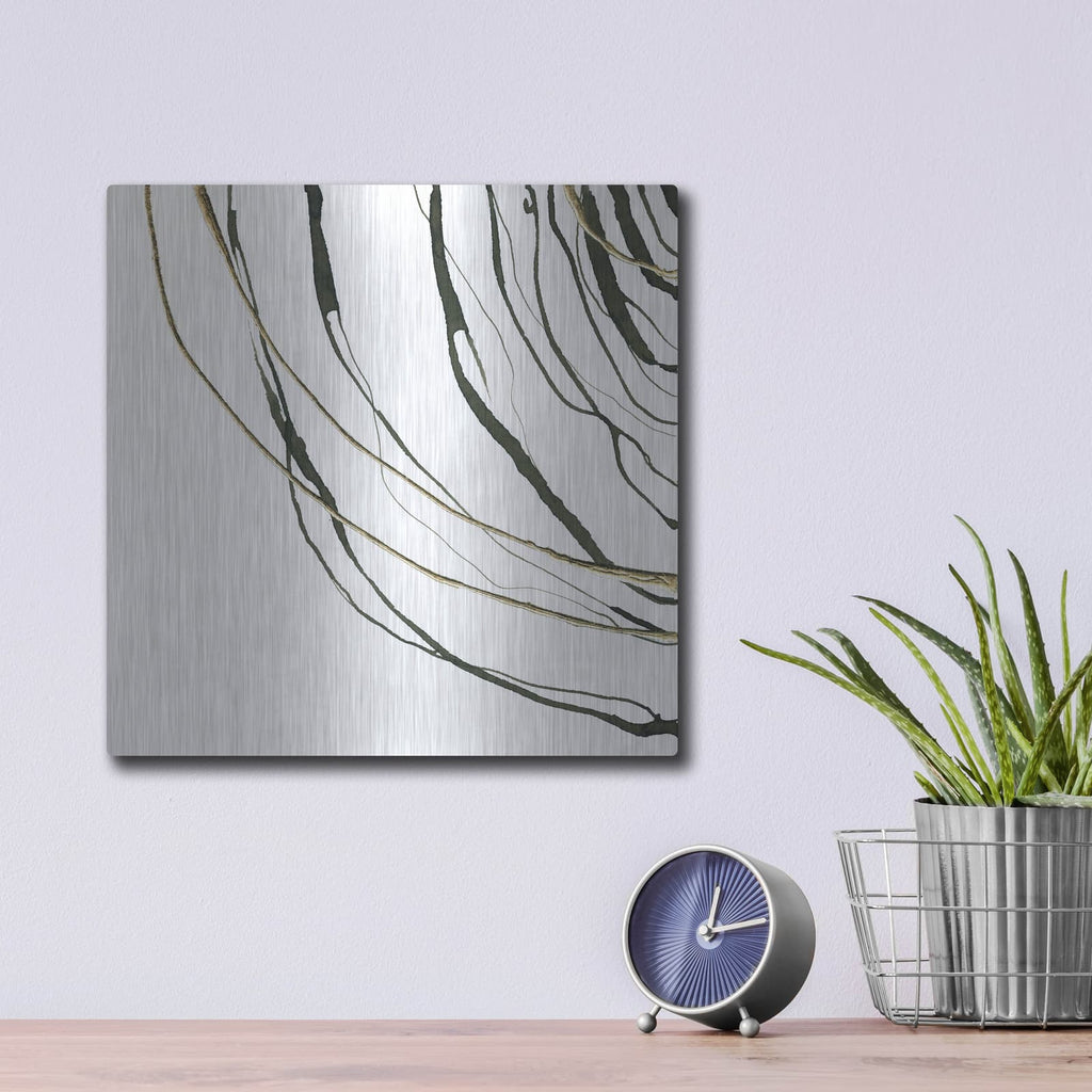 'Not Quite Concentric 3' by Chris Paschke – Metal Wall Art, 12x12 room view
