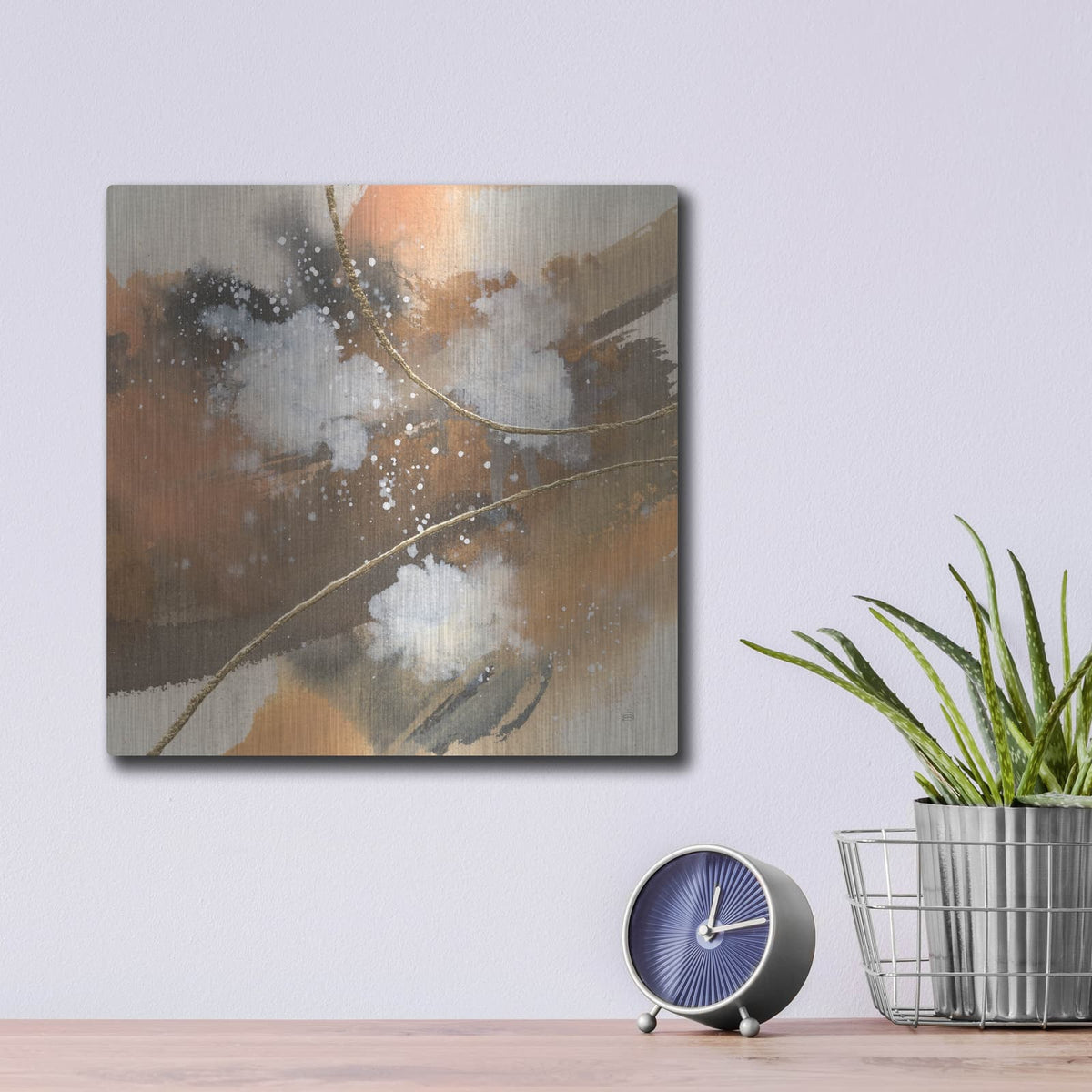 'Divided Universe 1' by Chris Paschke – Metal Wall Art, 12x12 room view