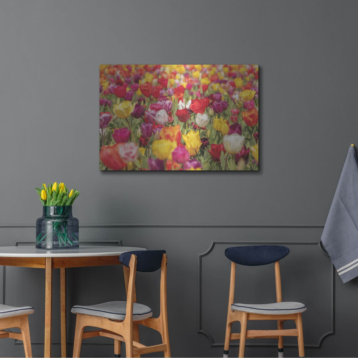 'Colorful Bouquet' by Martin Podt – Metal Wall Art, 36x24 room view
