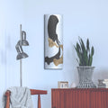 'Bold Gold Tall 2' by Chris Paschke – Metal Wall Art, 12x36 room view