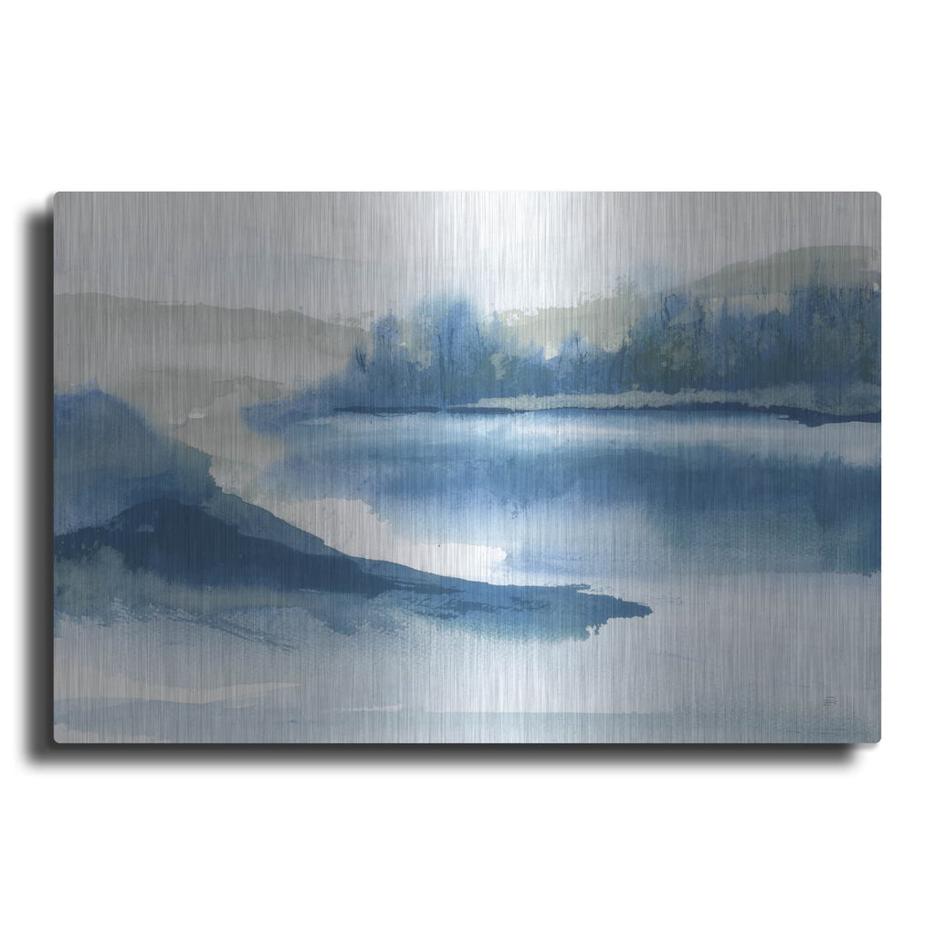 'Blue Fog 1' by Chris Paschke – Metal Wall Art