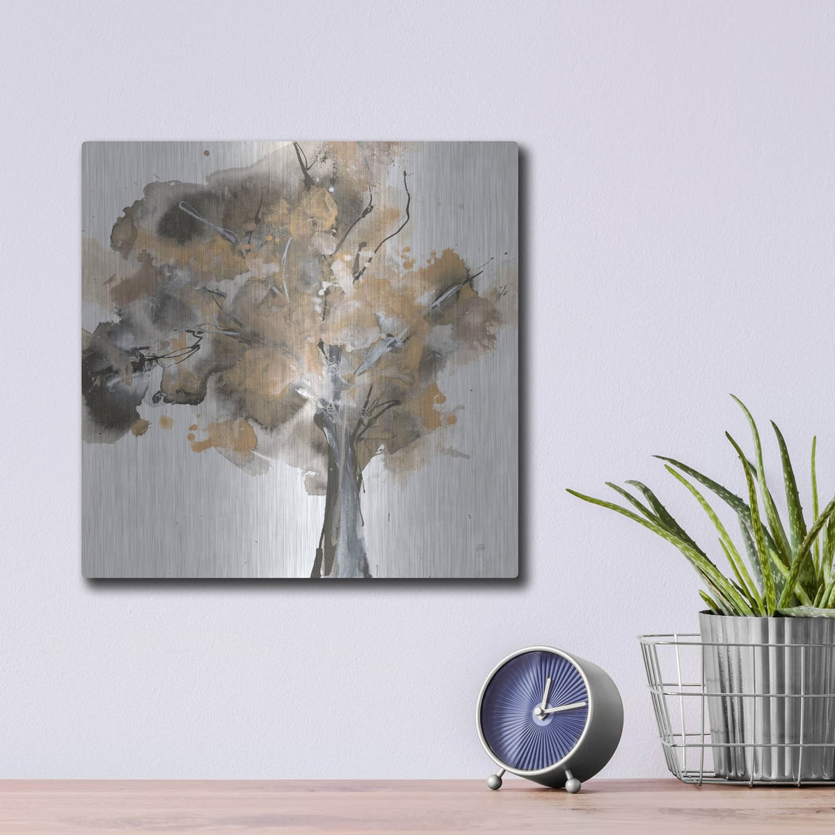 'Treetops 2' by Chris Paschke – Metal Wall Art, 12x12 room view