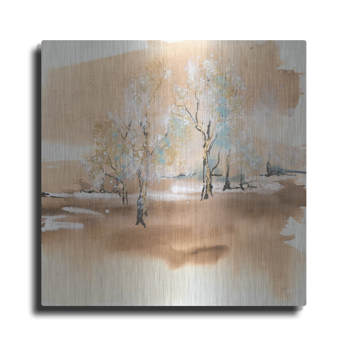 'Dusting Of Gold 4' by Chris Paschke – Metal Wall Art