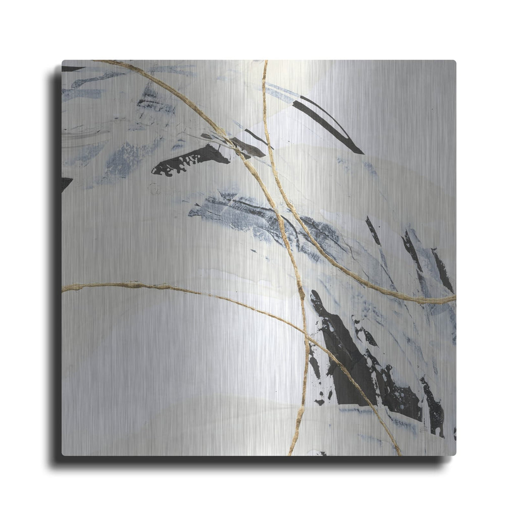 'Gold And Cream 3' by Chris Paschke – Metal Wall Art