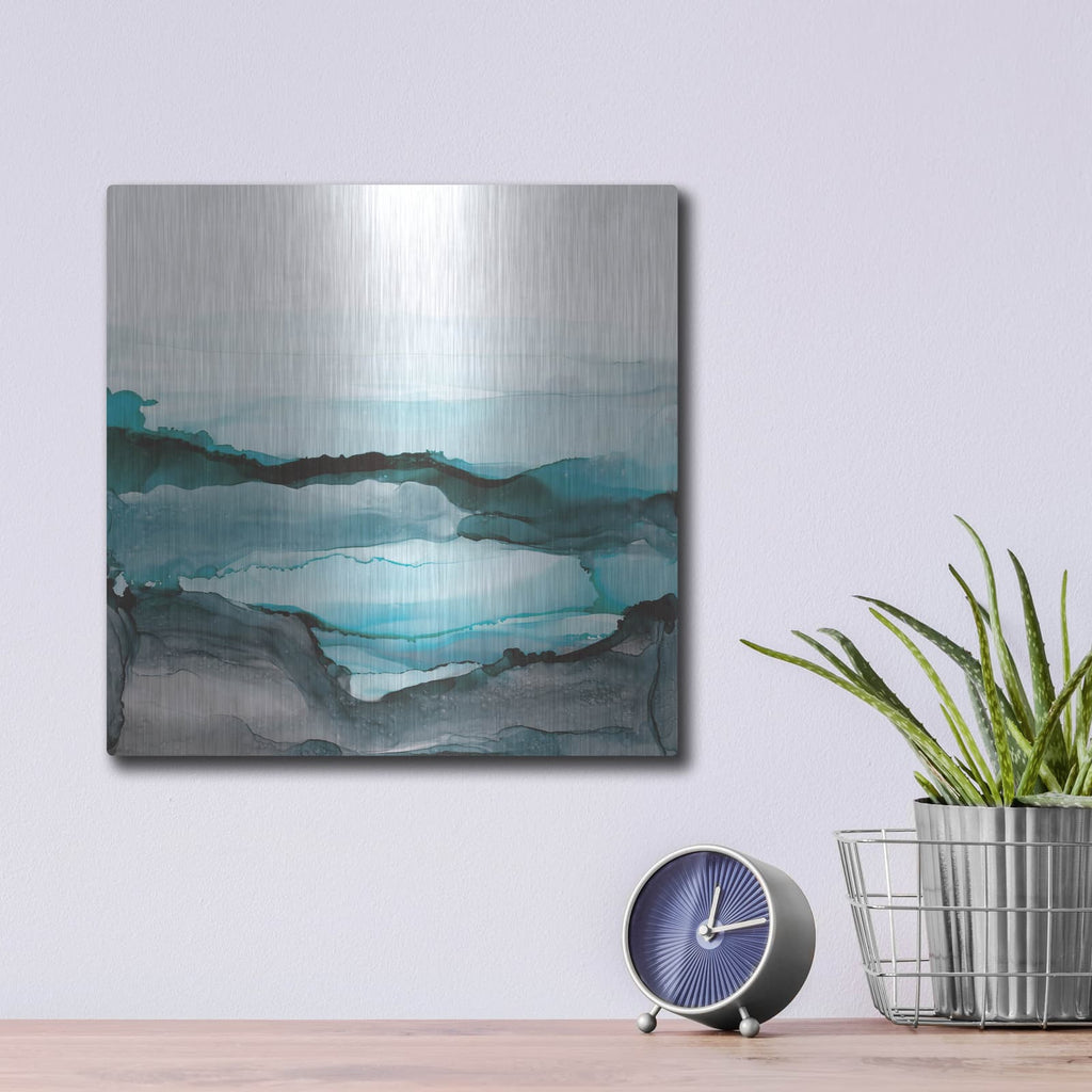 'Aquascape 2' by Chris Paschke – Metal Wall Art, 12x12 room view