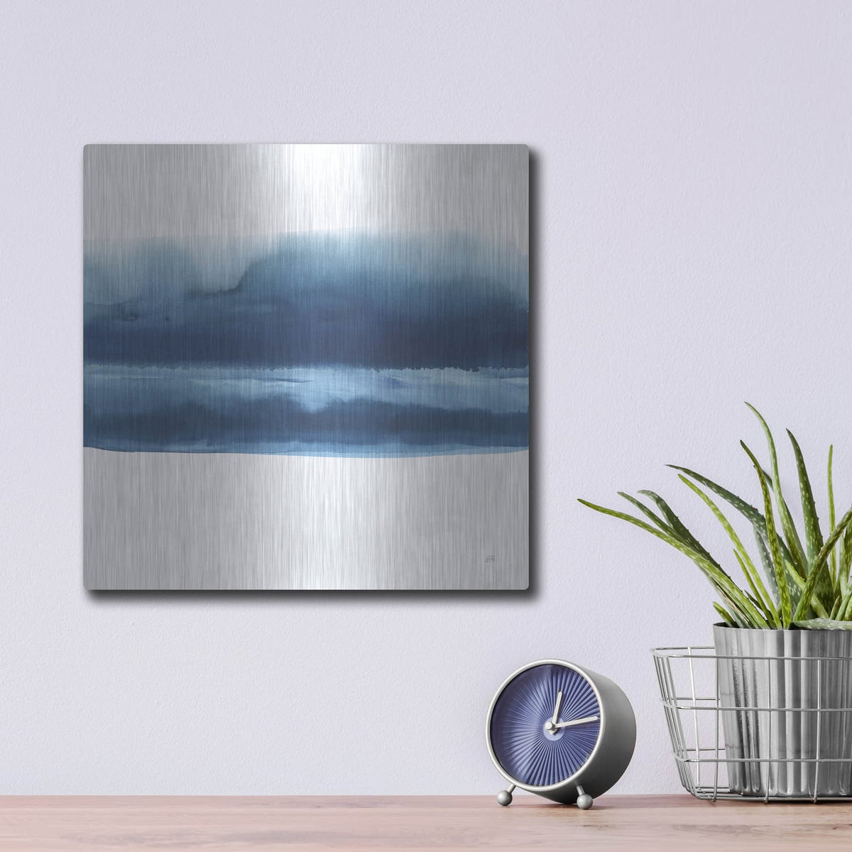'Serenity Sea 6' by Chris Paschke – Metal Wall Art, 12x12 room view