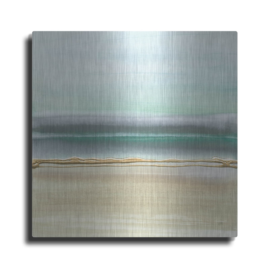 'Linear Emerald 1' by Chris Paschke – Metal Wall Art