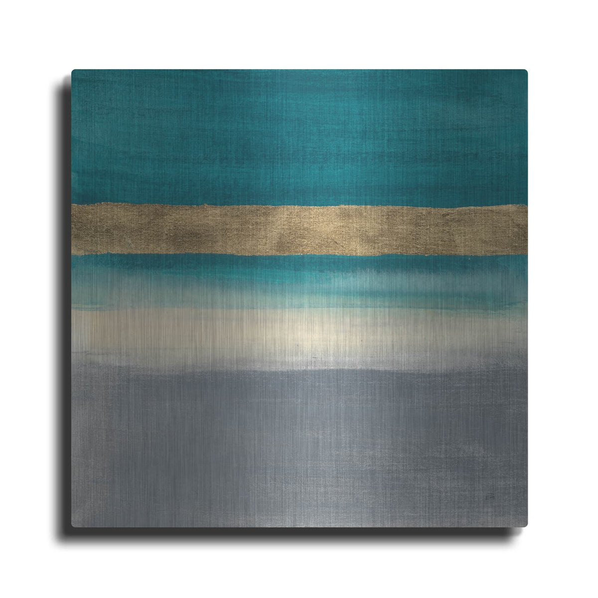 'Gold Emerald 2' by Chris Paschke – Metal Wall Art