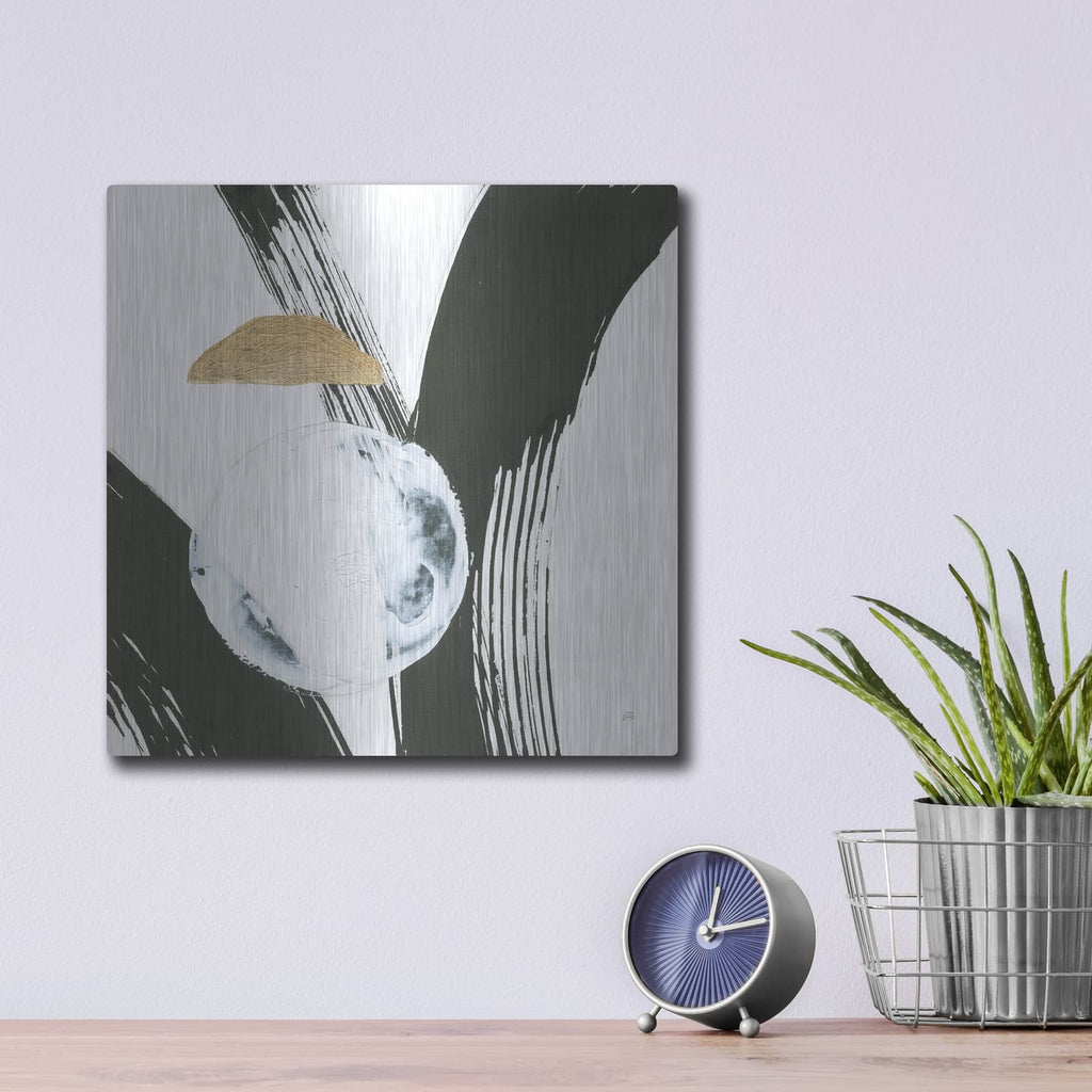 'Many Moons 3' by Chris Paschke – Metal Wall Art, 12x12 room view