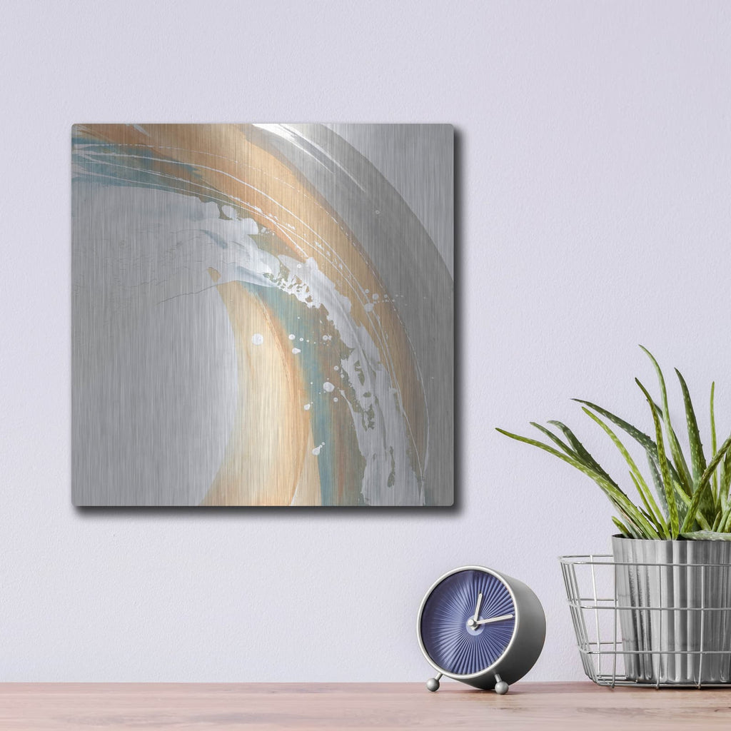 'White Dots 2' by Chris Paschke – Metal Wall Art, 12x12 room view