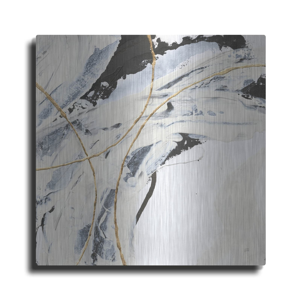 'Gold And Cream 2' by Chris Paschke – Metal Wall Art