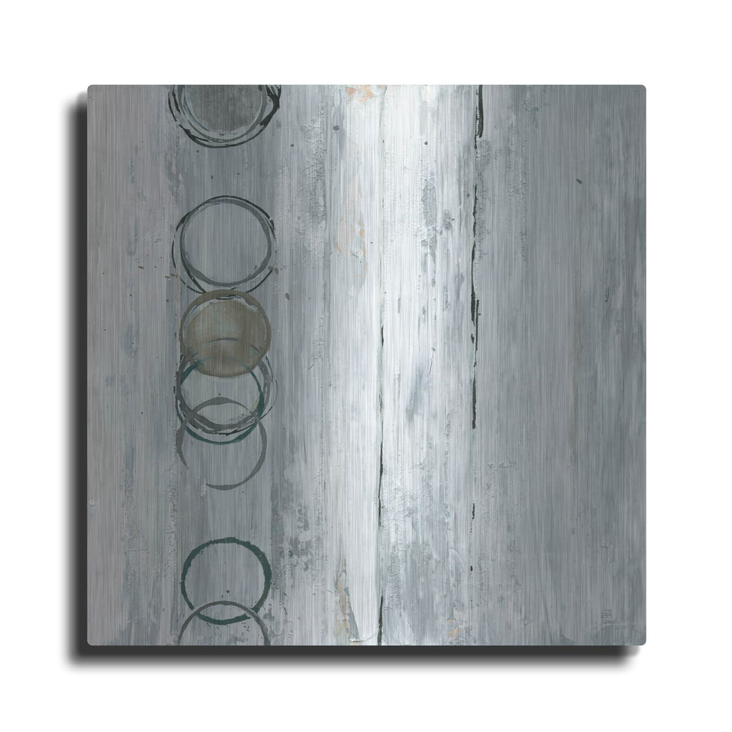 'Whitewashed Emerald 1' by Chris Paschke – Metal Wall Art