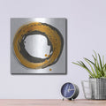 'Amber Enso 1' by Chris Paschke – Metal Wall Art, 12x12 room view