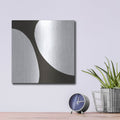 'Curvilinear V' by Chris Paschke – Metal Wall Art, 12x12 room view