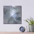 'White Line Blues 3' by Chris Paschke – Metal Wall Art, 12x12 room view