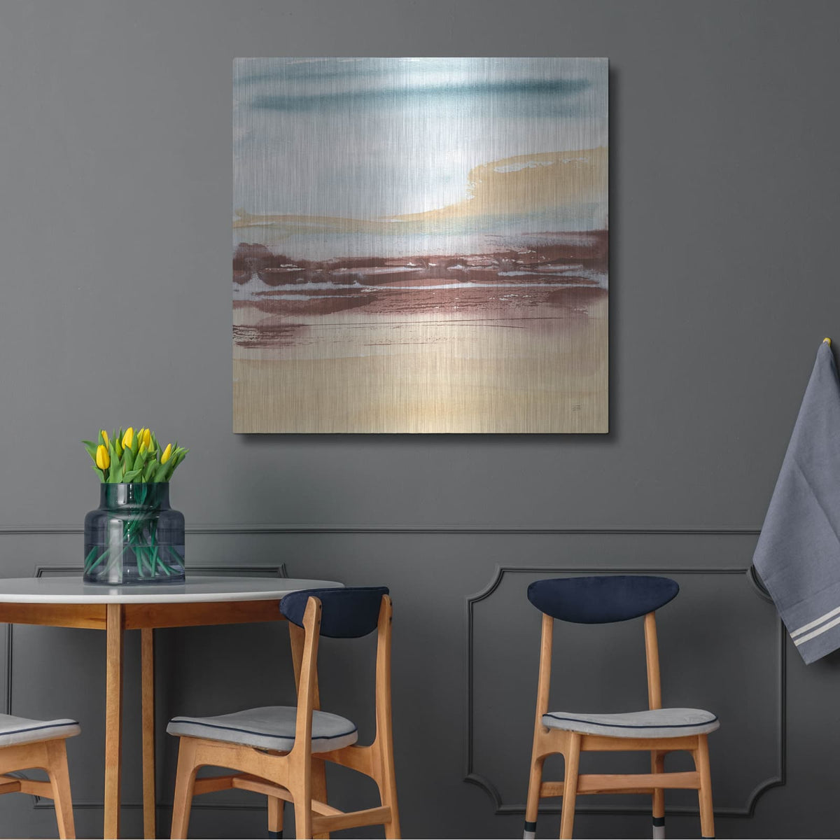 'Aquatic Sky 2' by Chris Paschke – Metal Wall Art, 36x36 room view
