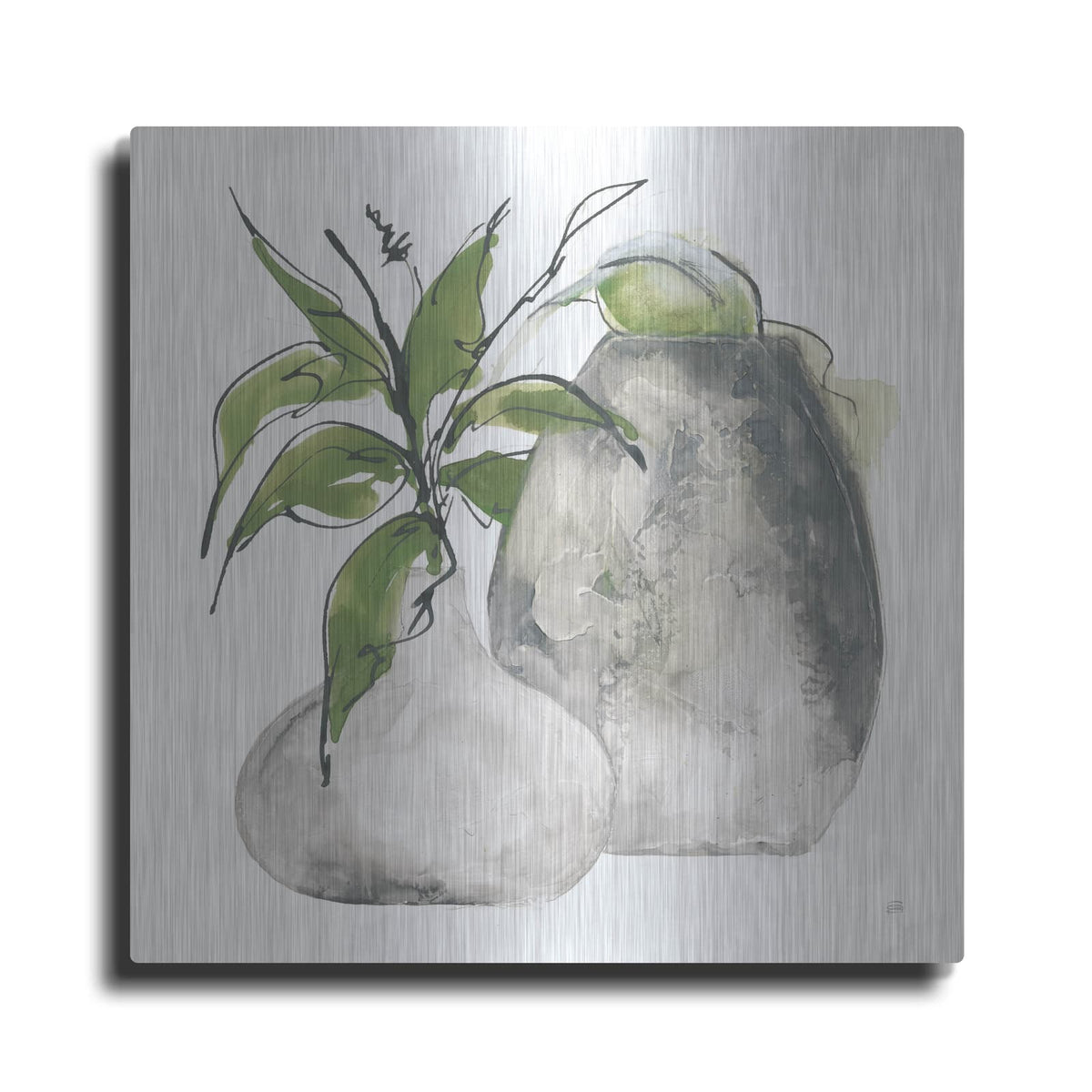 'Two Vases 1' by Chris Paschke – Metal Wall Art