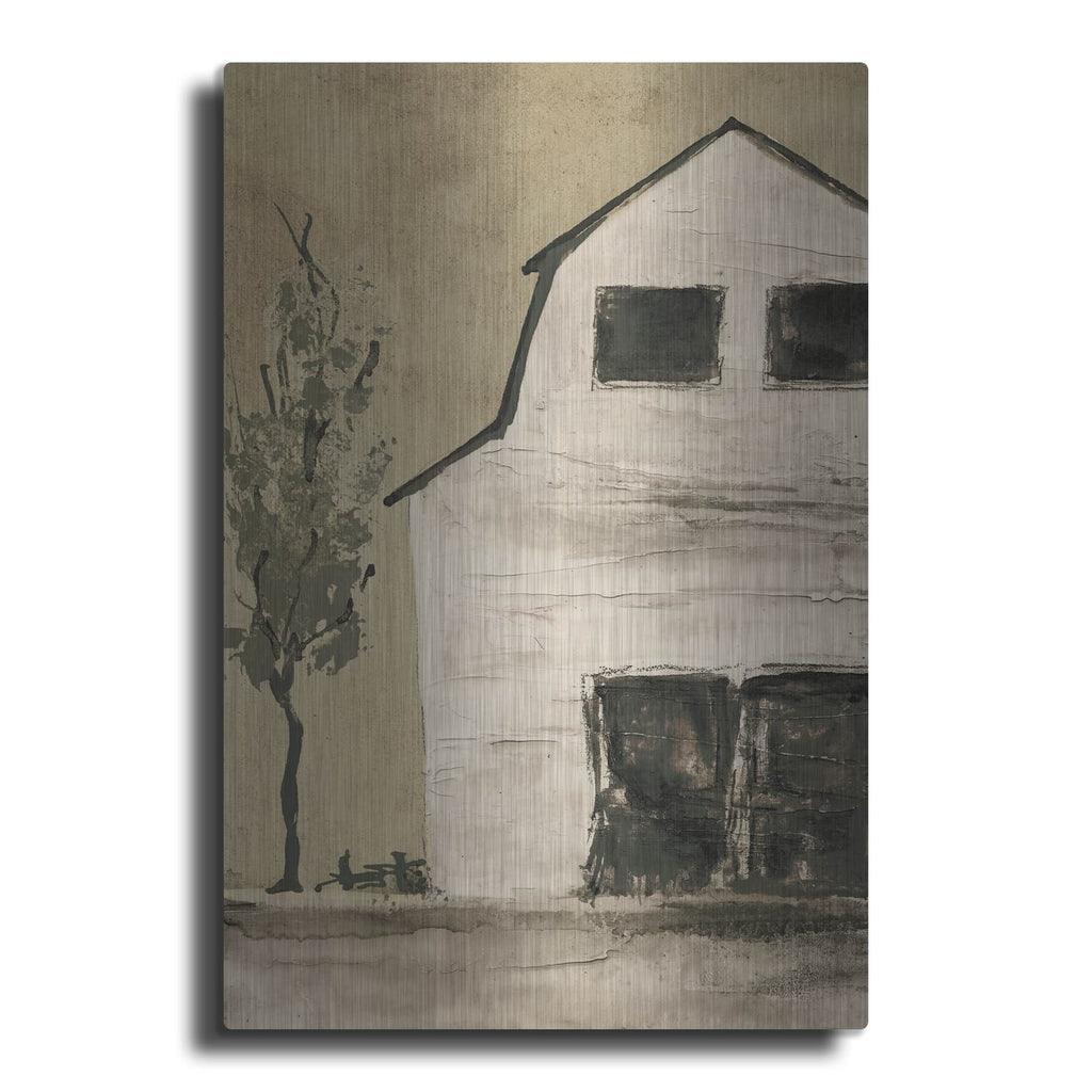 'Brown Barn 4' by Chris Paschke – Metal Wall Art