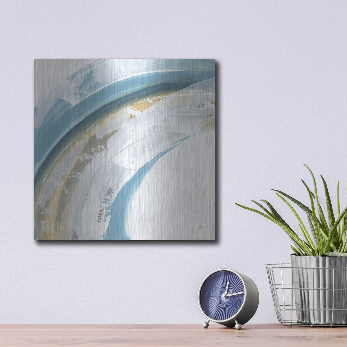 'Cyclical 1' by Chris Paschke – Metal Wall Art, 12x12 room view