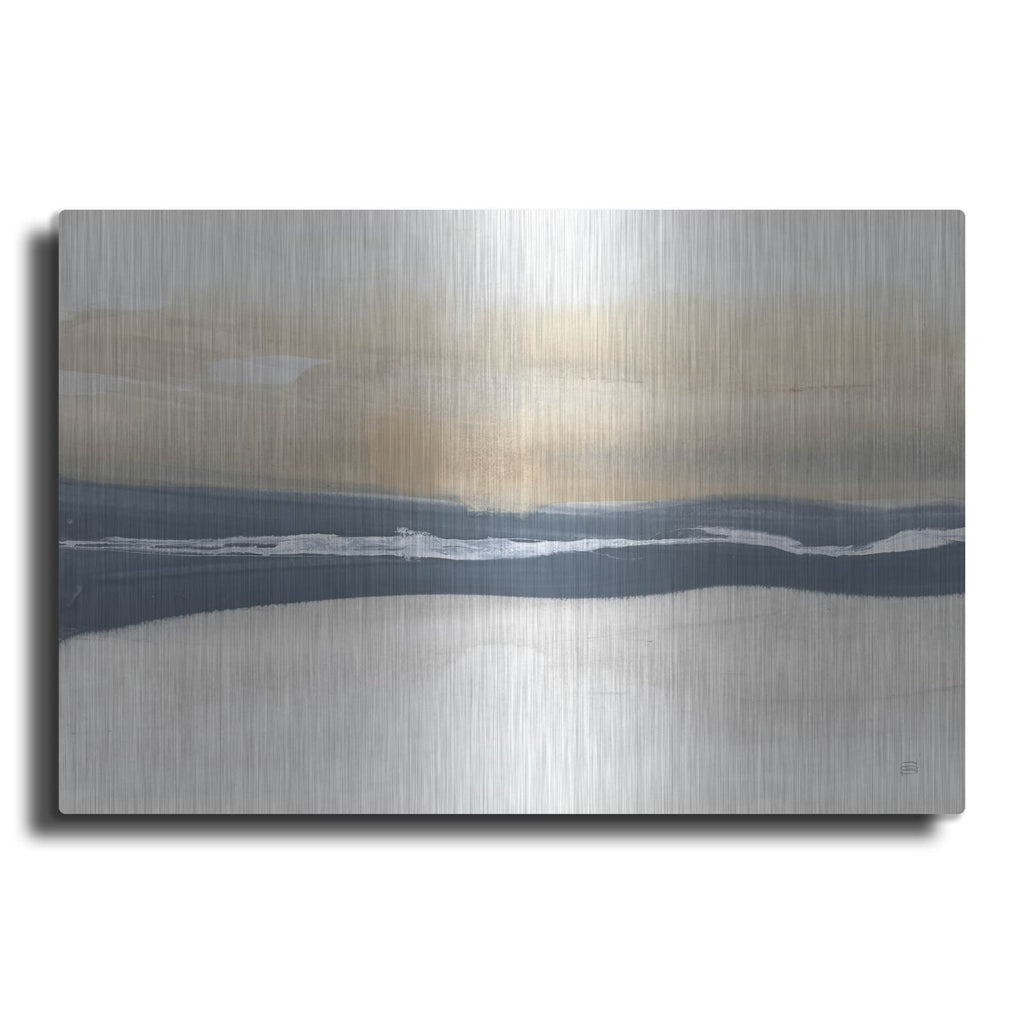 'Tonal Blue Gray 4' by Chris Paschke – Metal Wall Art