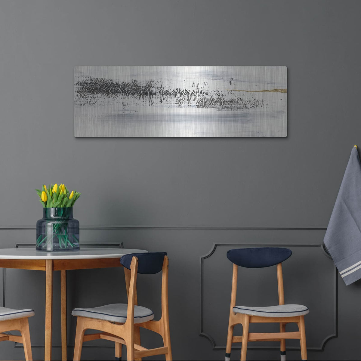 'Aged 2' by Chris Paschke – Metal Wall Art, 48x16 room view