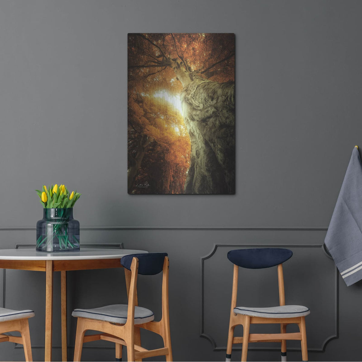 'Look Up Autumn' by Martin Podt – Metal Wall Art, 24x36 room view