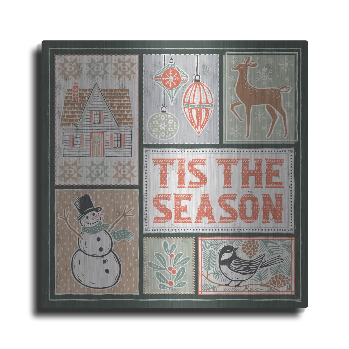 'Frosty Forest Ix' by Laura Marshall – Metal Wall Art