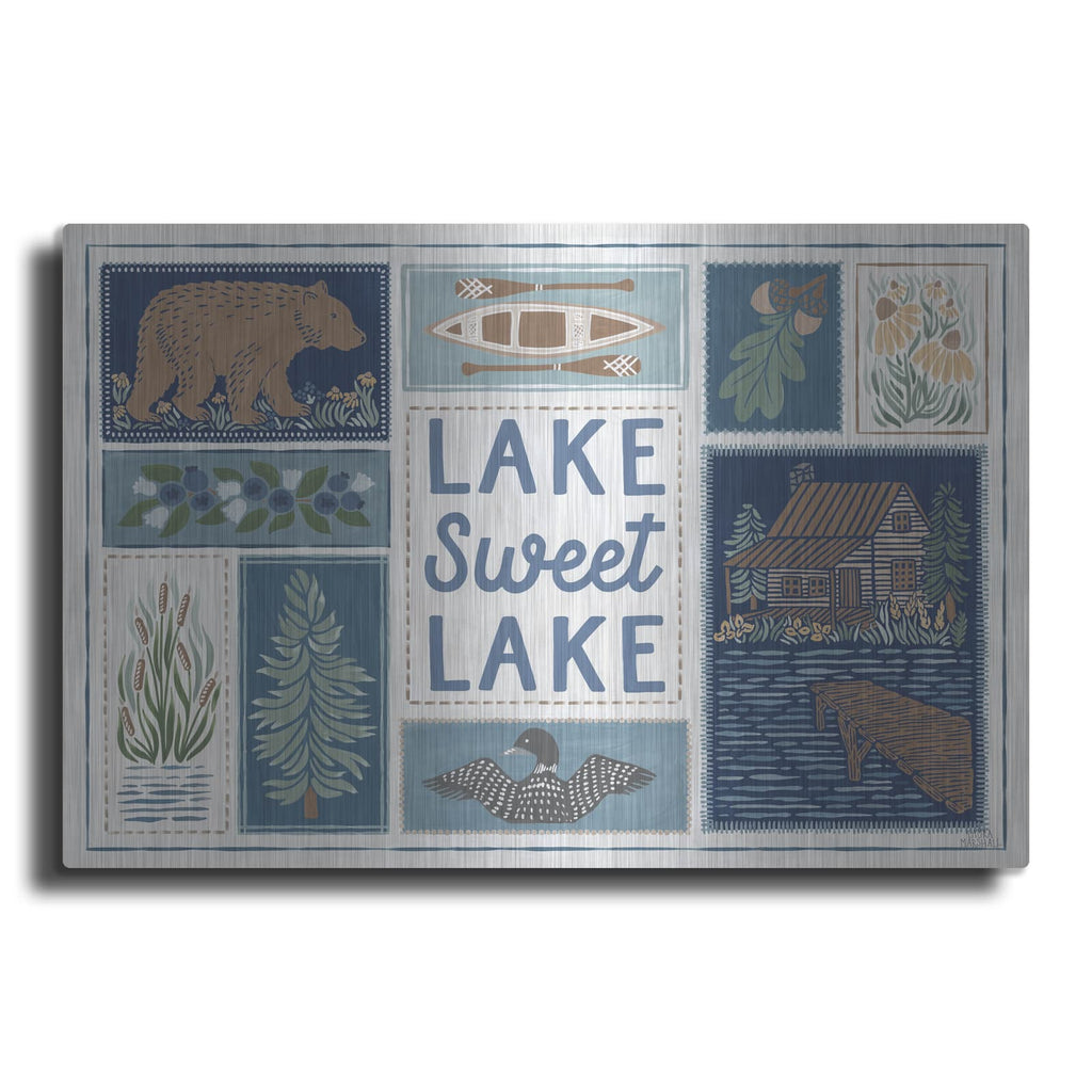 'Lakeside Days 6' by Laura Marshall – Metal Wall Art