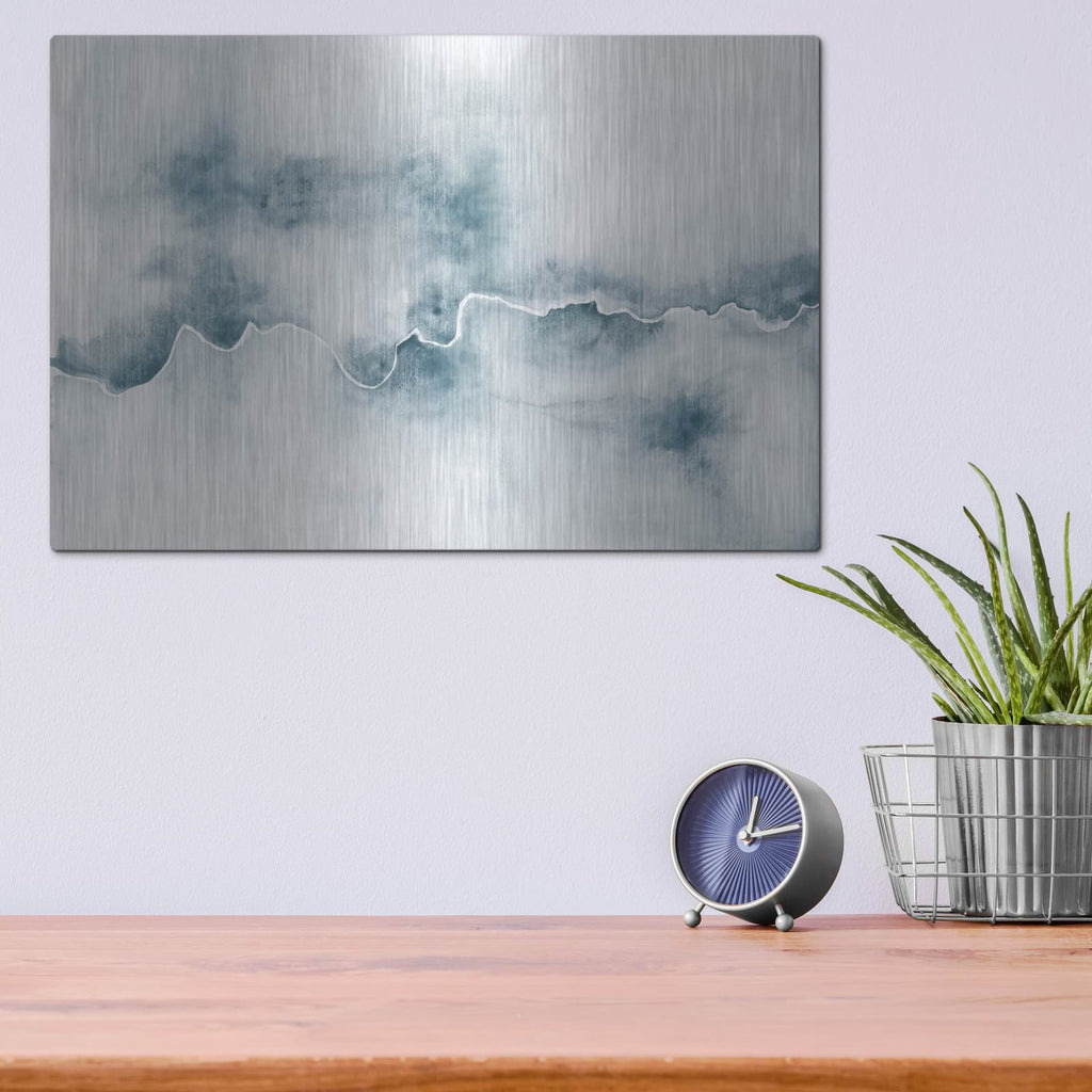 'Flow' by Laura Marshall – Metal Wall Art, 16x12 room view