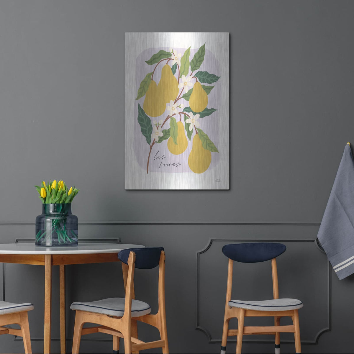 'Marche Aux Fruits 3 V2' by Laura Marshall – Metal Wall Art, 24x36 room view