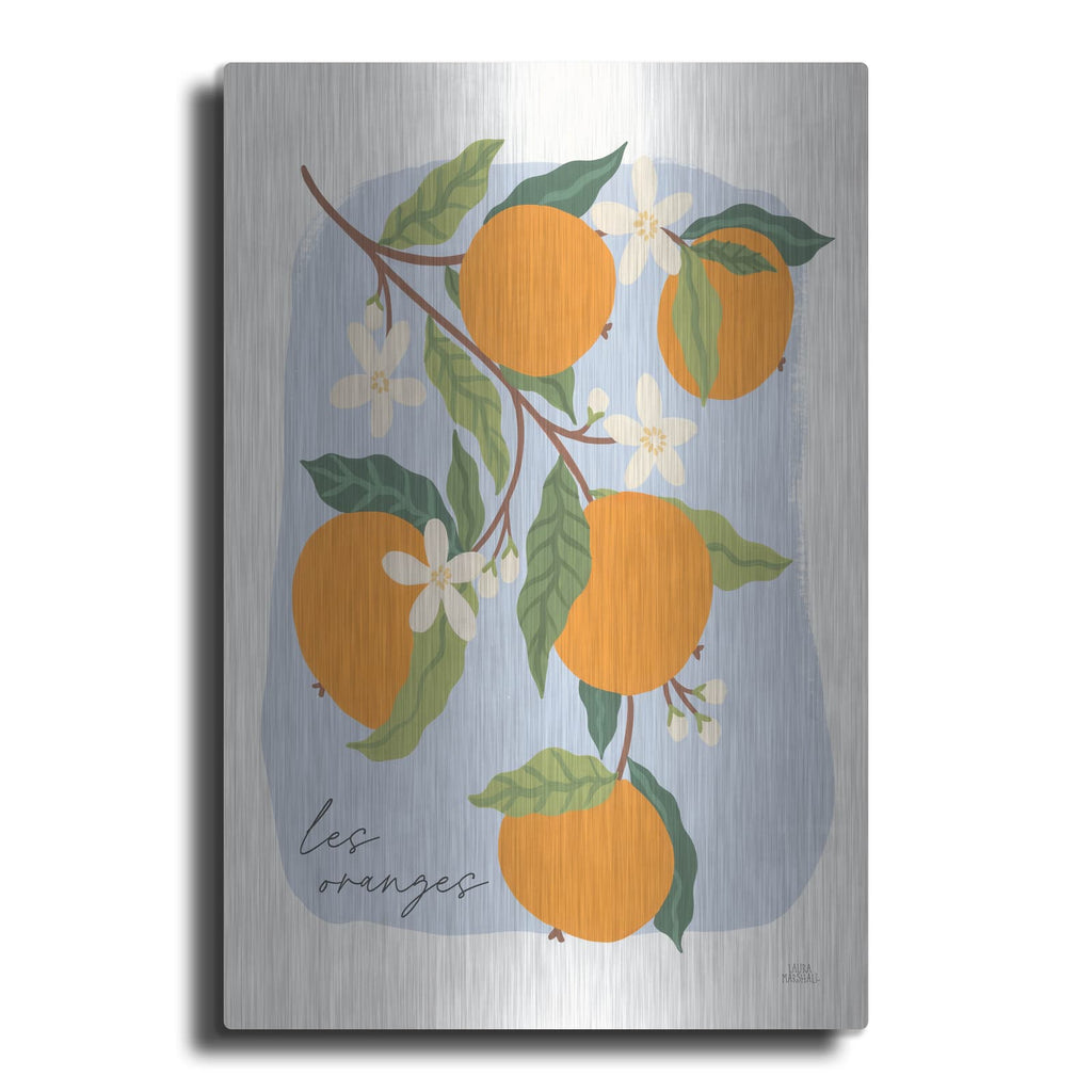 'Marche Aux Fruits 1 V2' by Laura Marshall – Metal Wall Art
