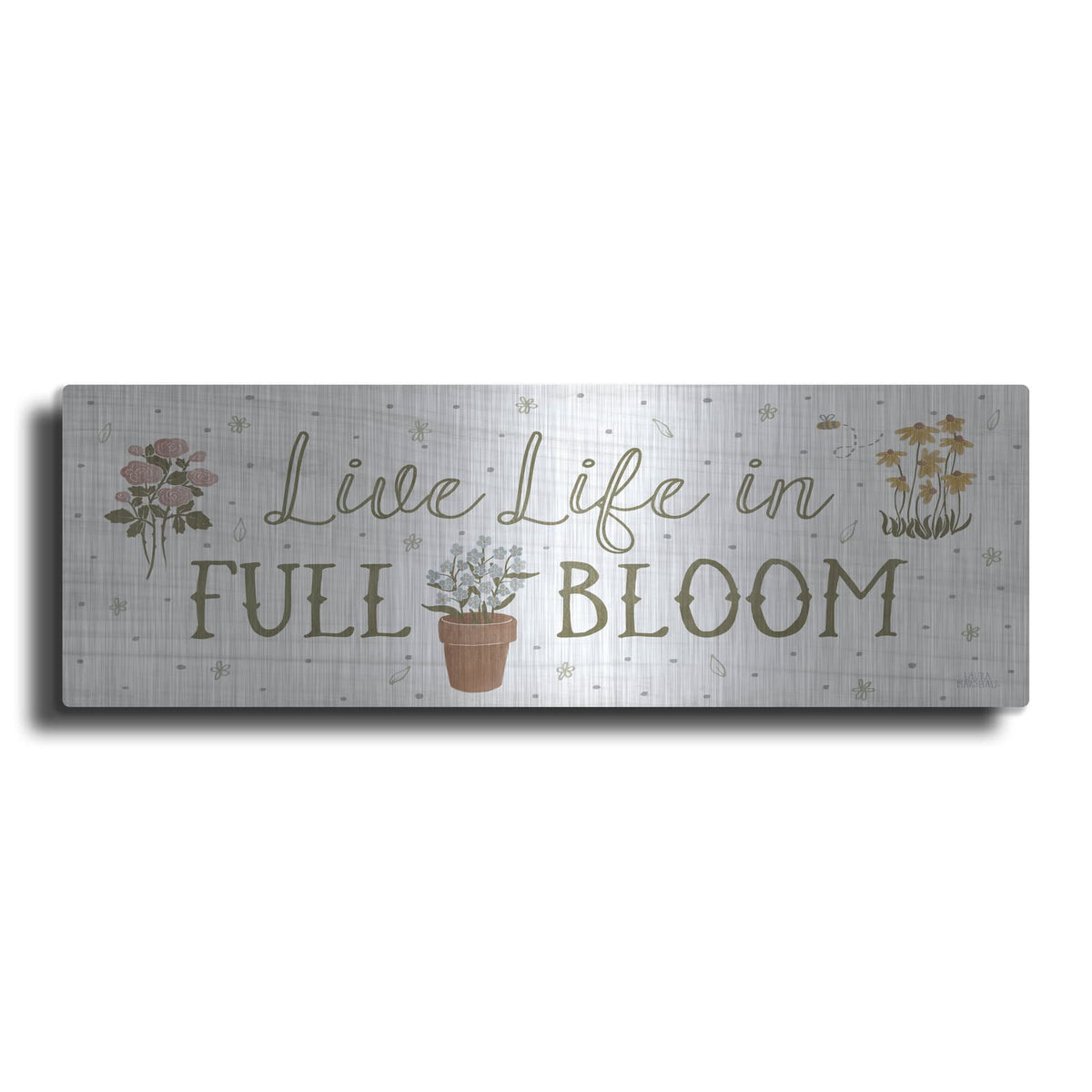 'Blooming Garden Ix' by Laura Marshall – Metal Wall Art