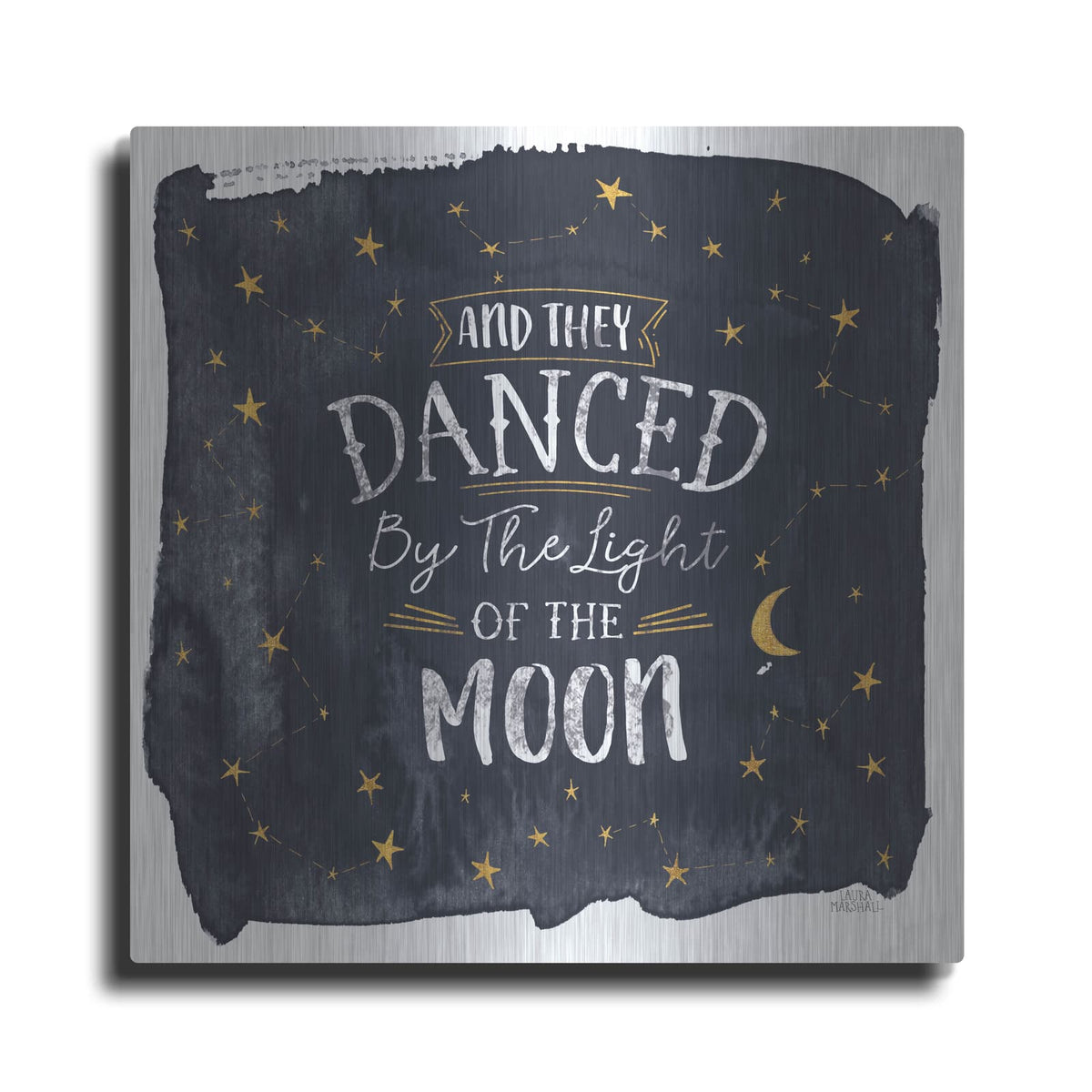 'Celestial Love 2 Sq' by Laura Marshall – Metal Wall Art