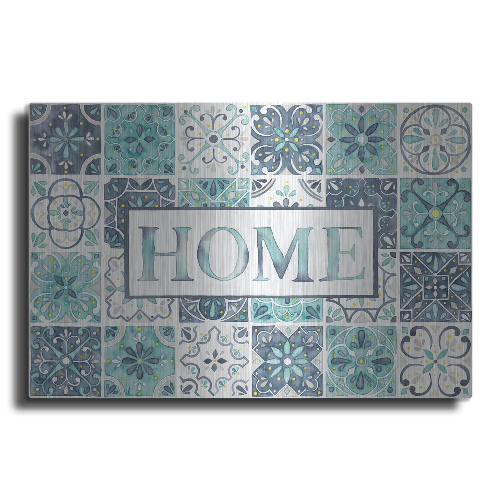 'Garden Getaway Home' by Laura Marshall – Metal Wall Art