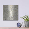 'Neutral New York Map' by Laura Marshall – Metal Wall Art, 12x12 room view