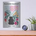 'Flower Market 3' by Laura Marshall – Metal Wall Art, 12x16 room view